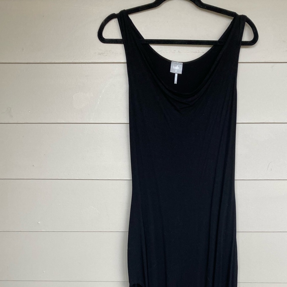 Bobi black long dress, size medium
